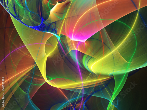 Abstract fractal background