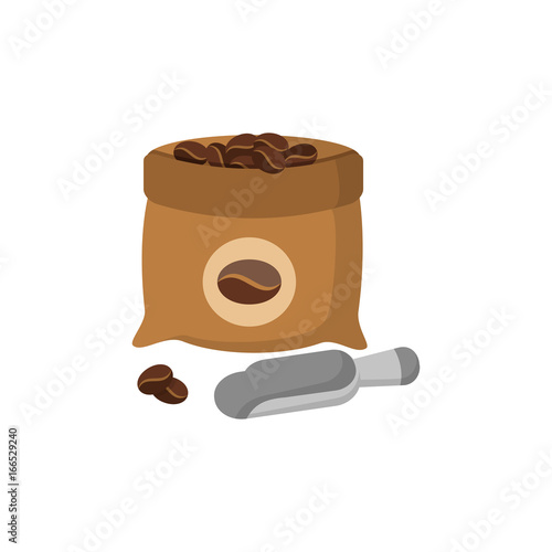 Coffee sack isolated icon vector illustration design.