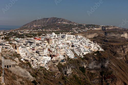 City of Thira (Fira) - the capital of the island of Santorini, Greece © Elena Oleshko
