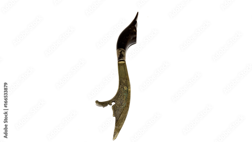 Fototapeta premium Replica of traditional Malay weapons