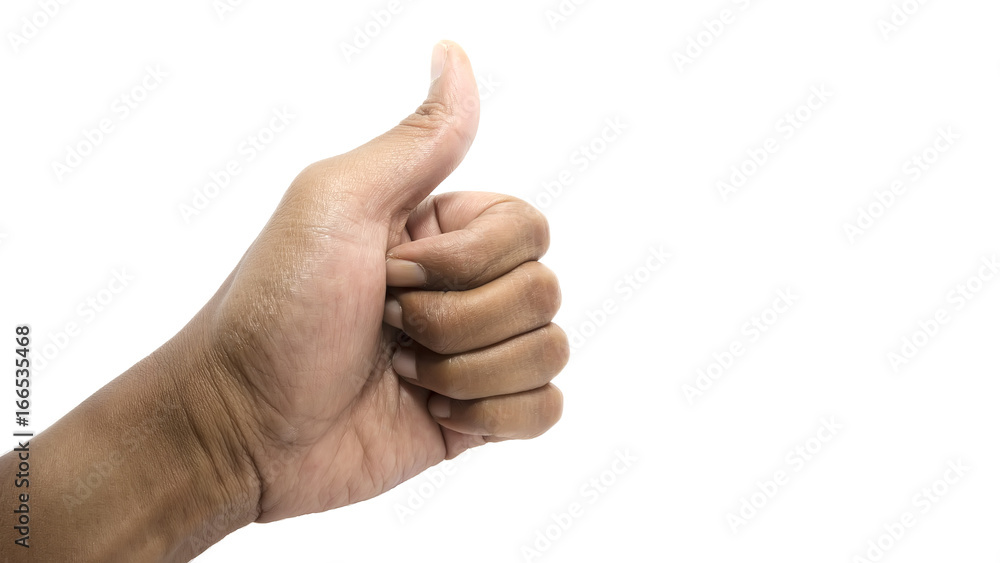 Isolated male hands express emotions Isolated male hands express emotions