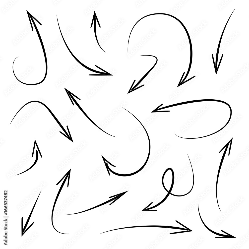 hand drawn arrows hand drawn arrows