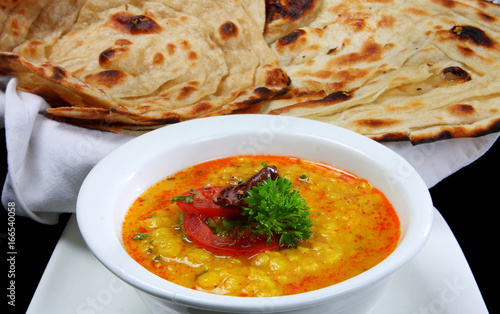 LACHHA PARATHA AND DAL (PULSES) photo