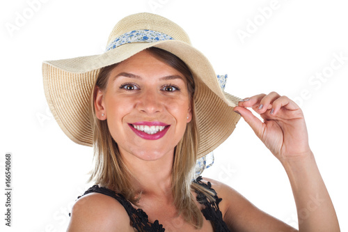 Sexy young woman having fun