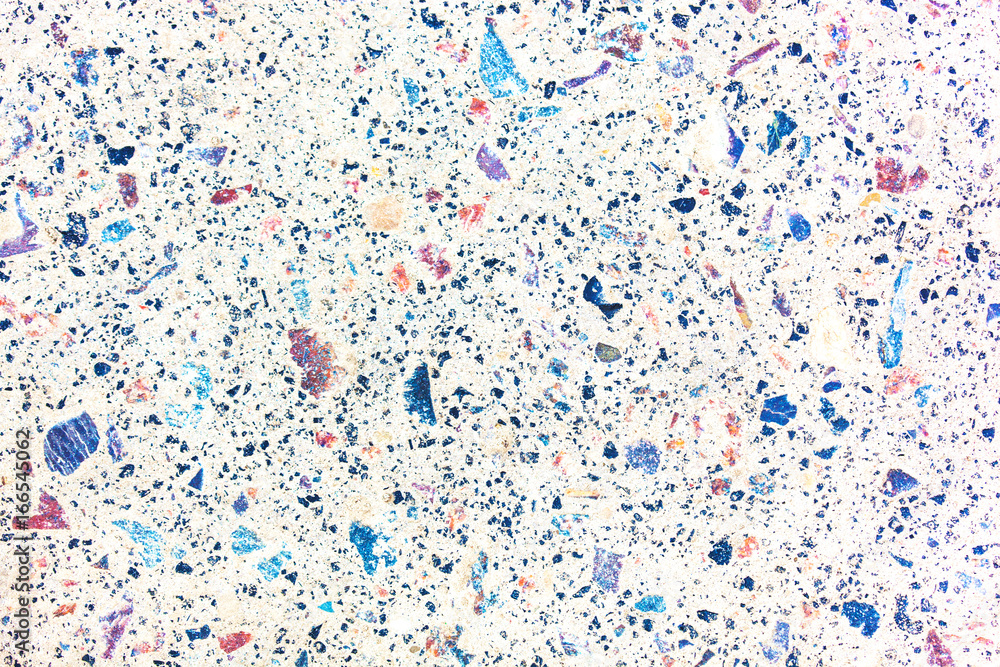Closeup texture of colored stones and glass Closeup texture of colored stones and glass