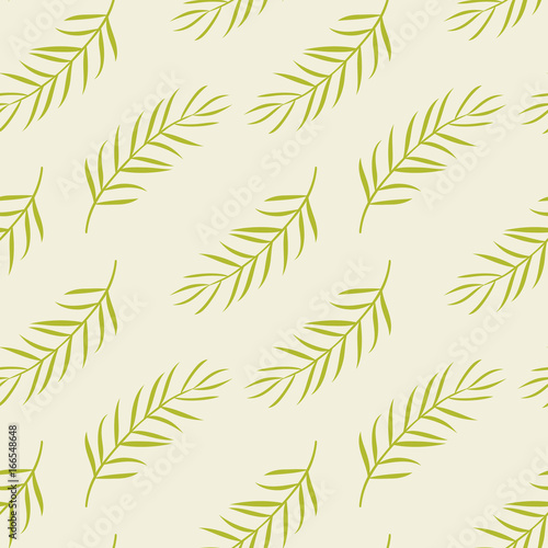 Seamless pattern with palm branch