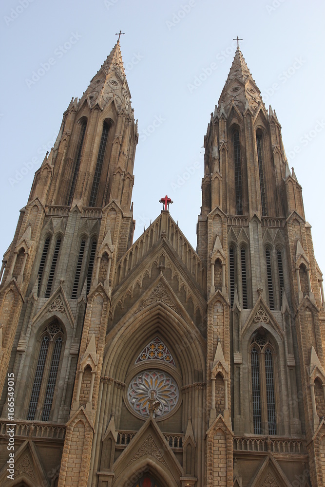St. Philomena Kathedrale in Mysuru, Bundesstaat Karnataka, Indien