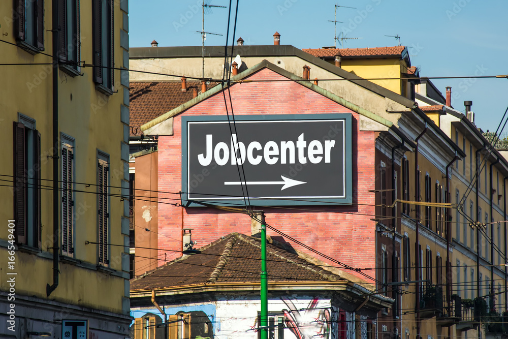 Schild 215 - Jobcenter