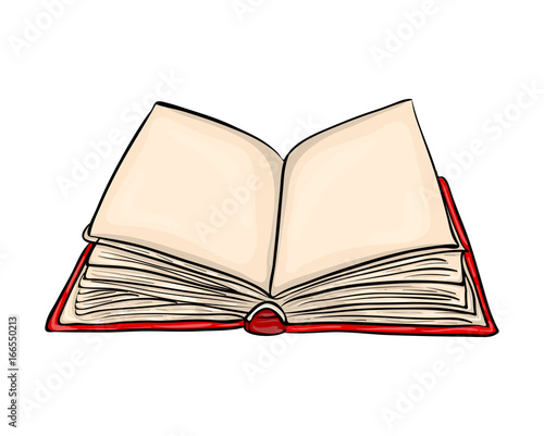 open book cartoon vector symbol icon design. Beautiful illustration isolated on white background