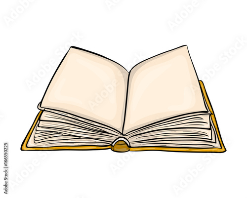 open book cartoon vector symbol icon design. Beautiful illustration isolated on white background