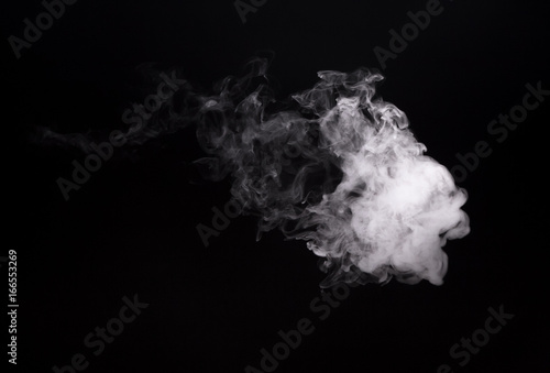 Smoky cloud of vape cigarette