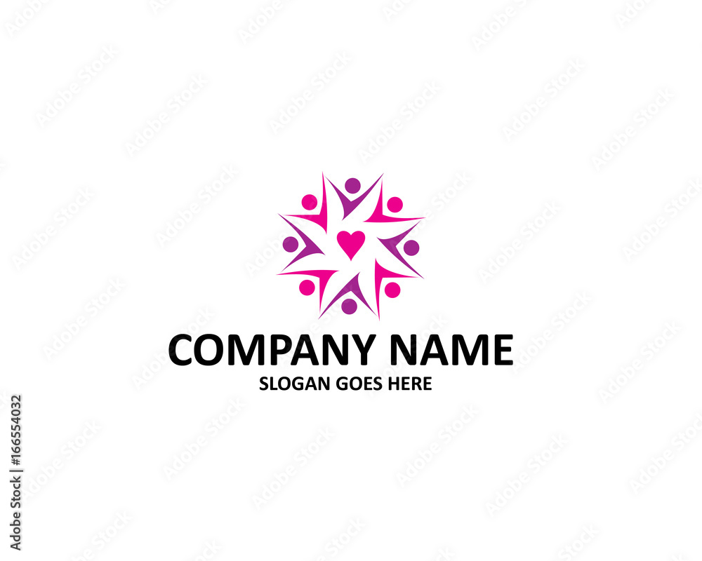 group people hearth logo group people hearth logo