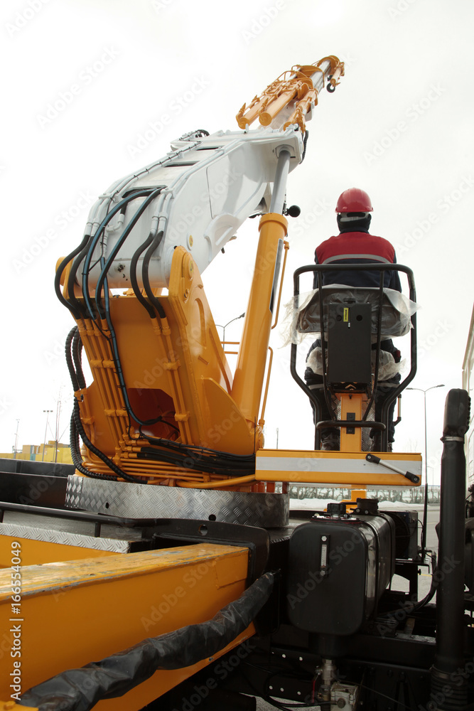 Fototapeta premium Crane Operator