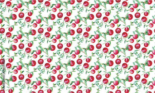 berry pattern painting vectors
