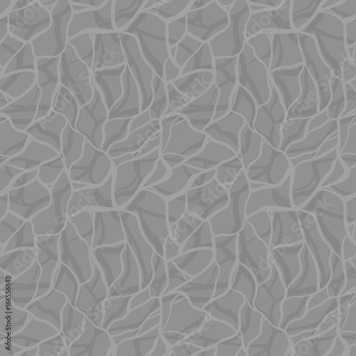 Seamless vector abstract pattern. Sea waves. The effect of marble stone. Cracks in the ground.