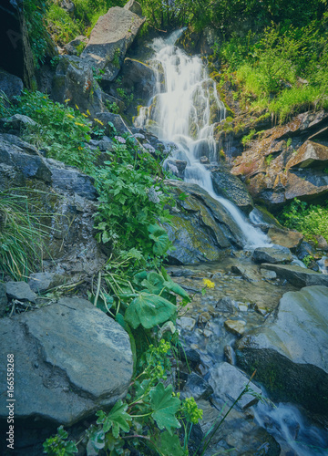 nice beautiful mountain stream