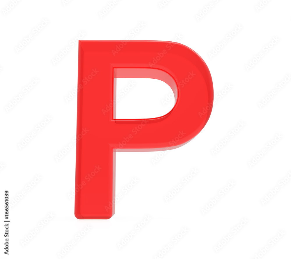 red letter P red letter P