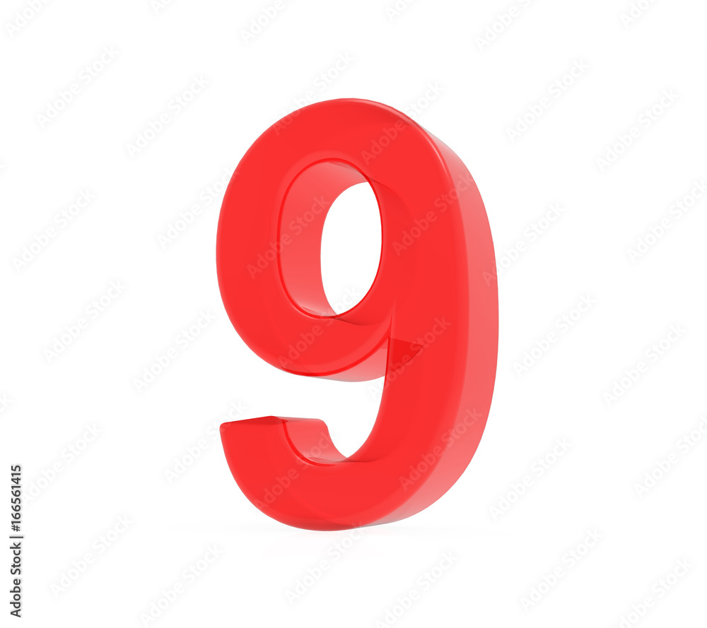 red number 9 red number 9