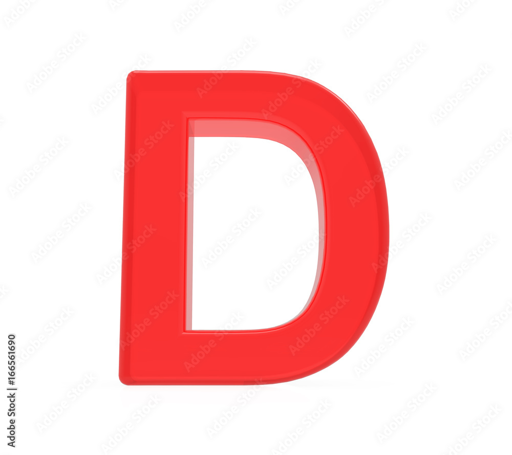 red letter D red letter D