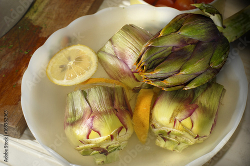Slika na platnu artichokes in vinegary water