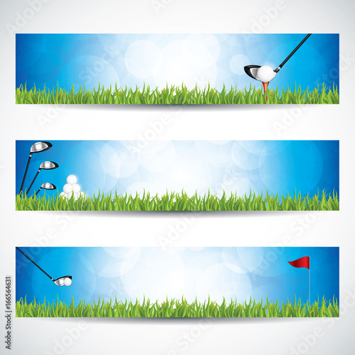 Golf banners