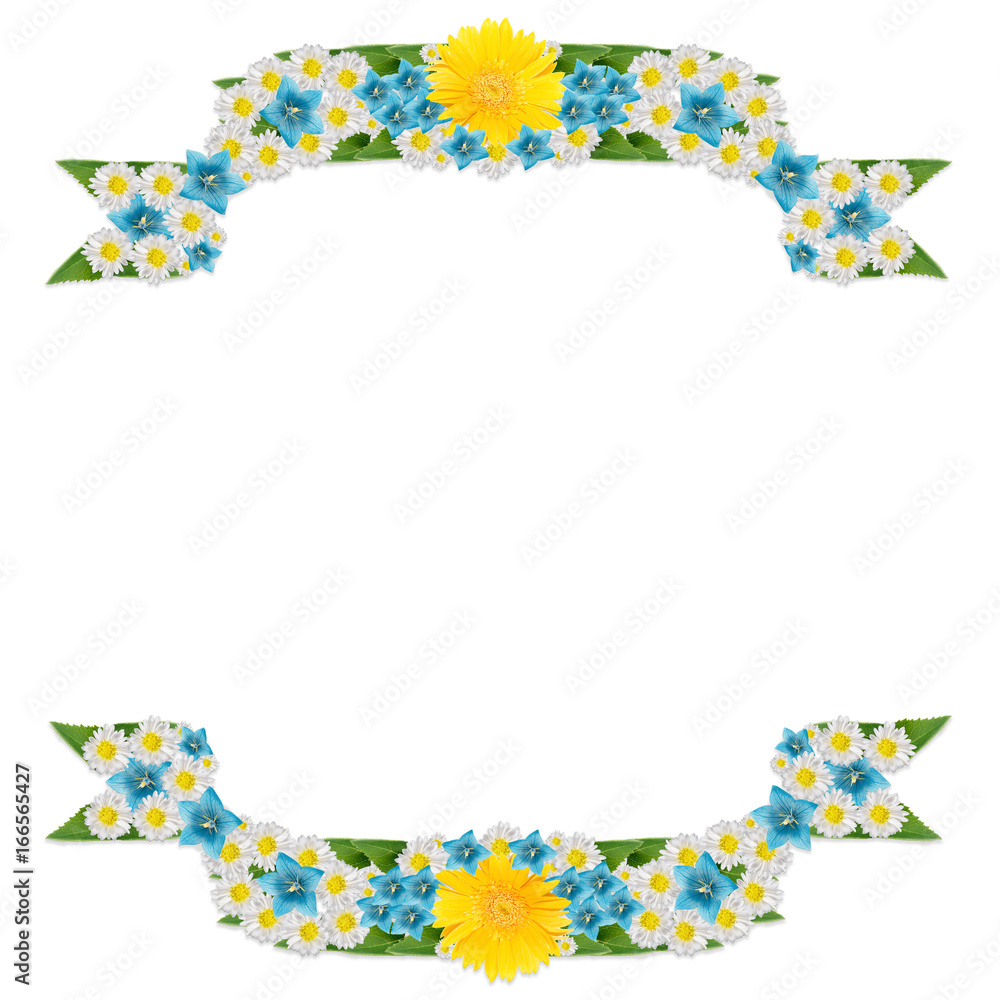 Floral frame with copyspace Floral frame with copyspace