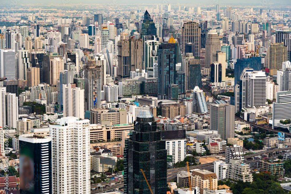 Naklejka premium Building city