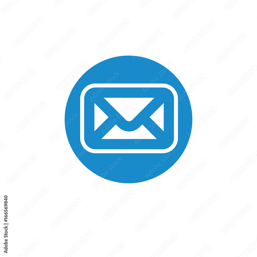 Business icon. Vector illustration isolated on white background. Mail symbol. Business icon. Vector illustration isolated on white background. Mail symbol.