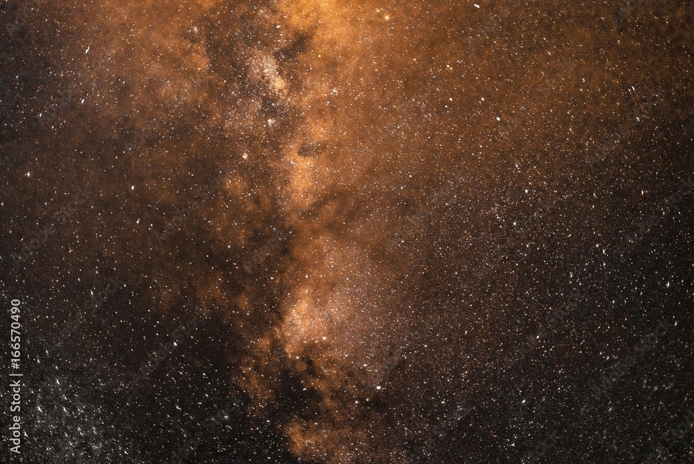 Naklejka premium Milky way galaxy. Great plan.Night sky with stars.