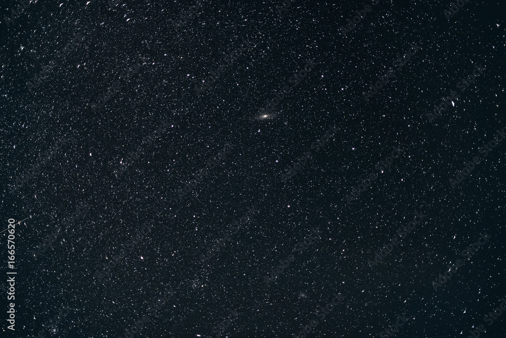 Fototapeta premium Night photos of stars. Summer night. Photo at the end.