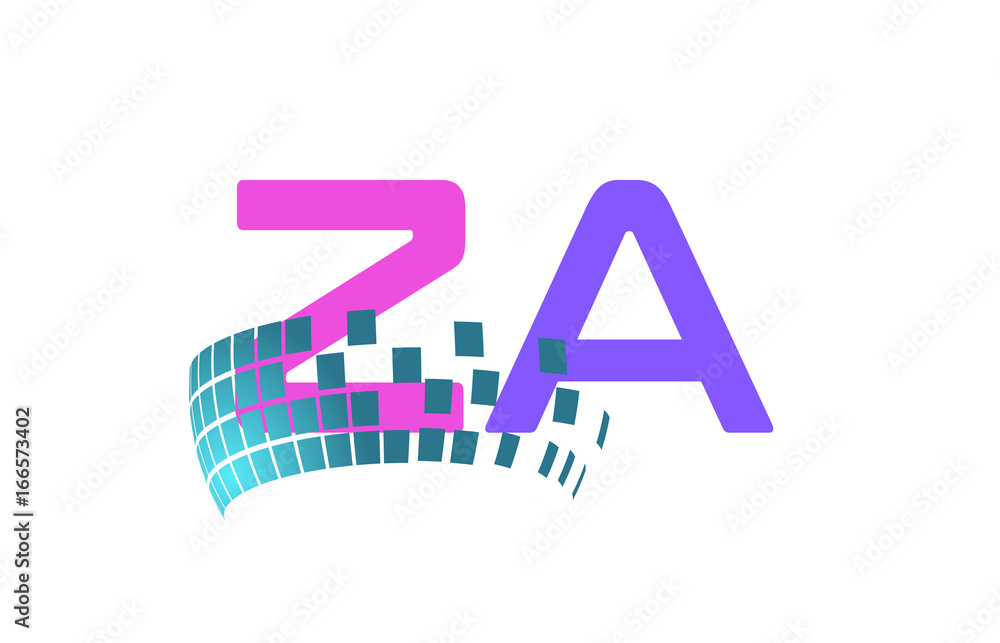 ZA Initial Logo for your startup venture ZA Initial Logo for your startup venture
