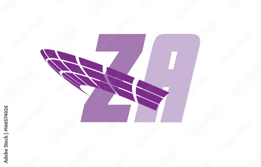 ZA Initial Logo for your startup venture ZA Initial Logo for your startup venture