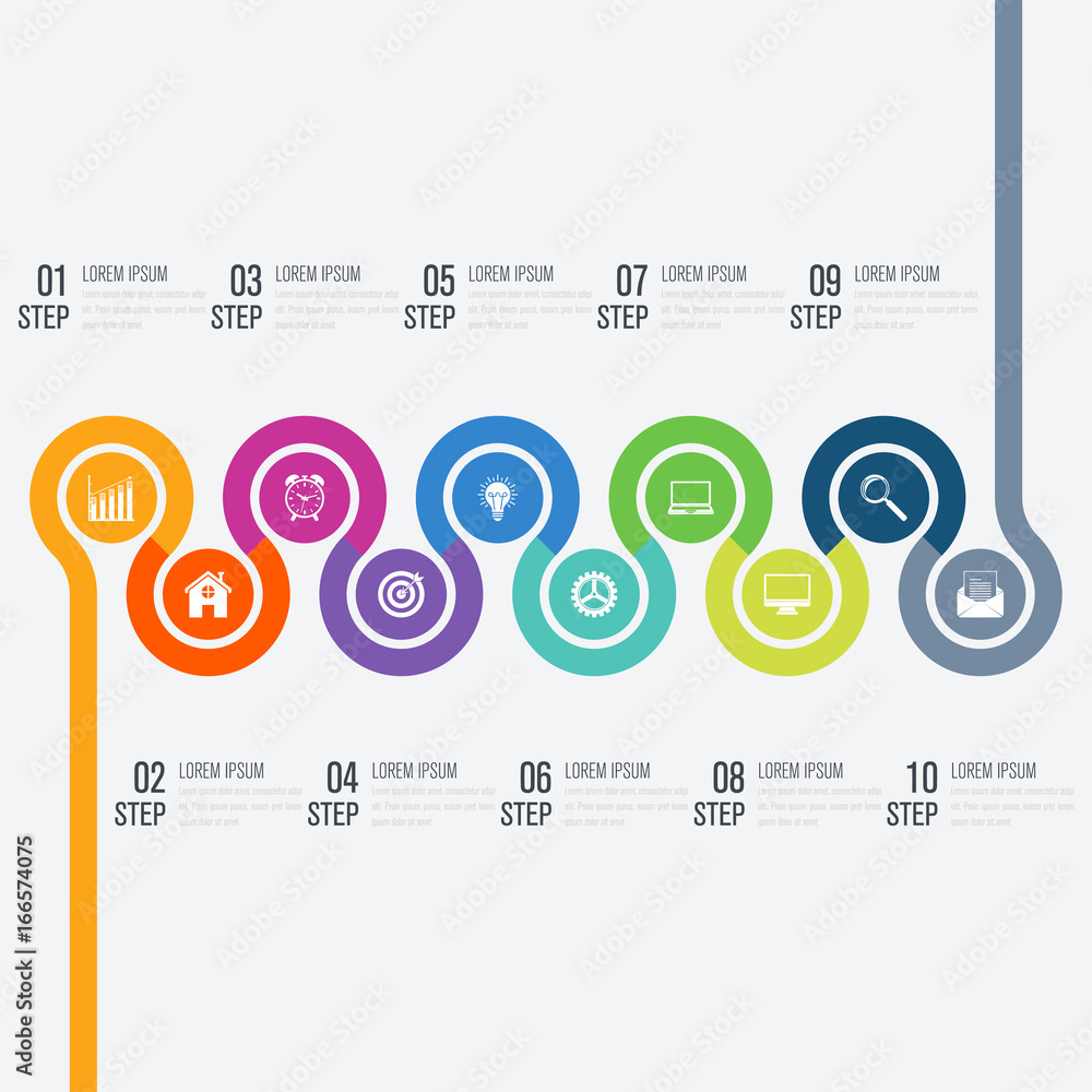 Infographic design template and business concept Infographic design template and business concept