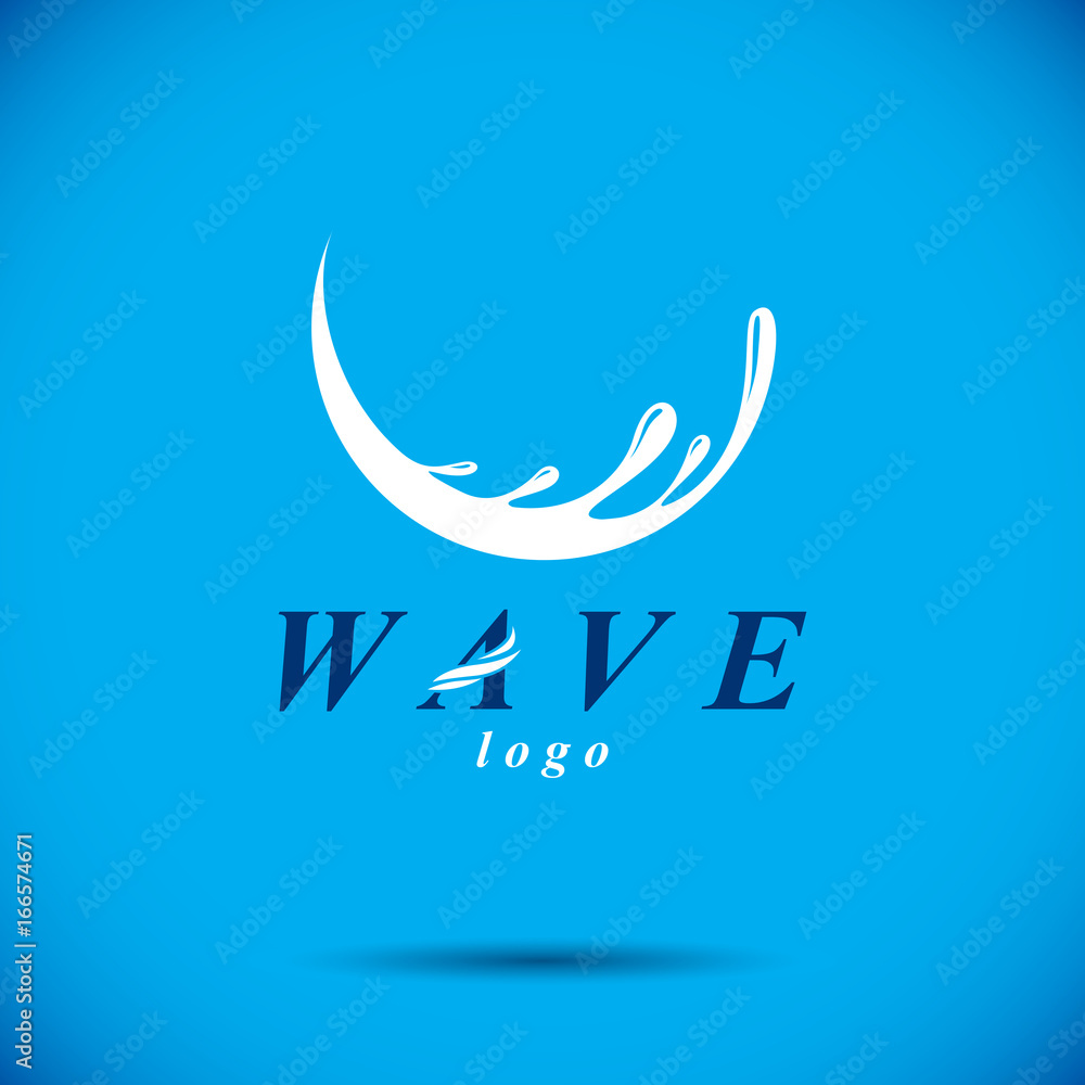 Pure aqua ecology vector symbol. Human water consumption theme. Body cleansing concept. Pure aqua ecology vector symbol. Human water consumption theme. Body cleansing concept.