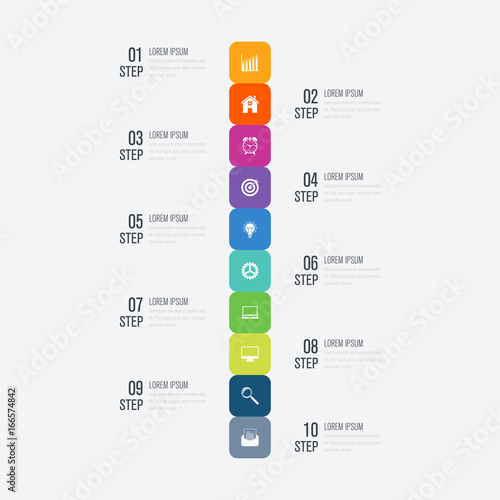 Infographic design template and business concept