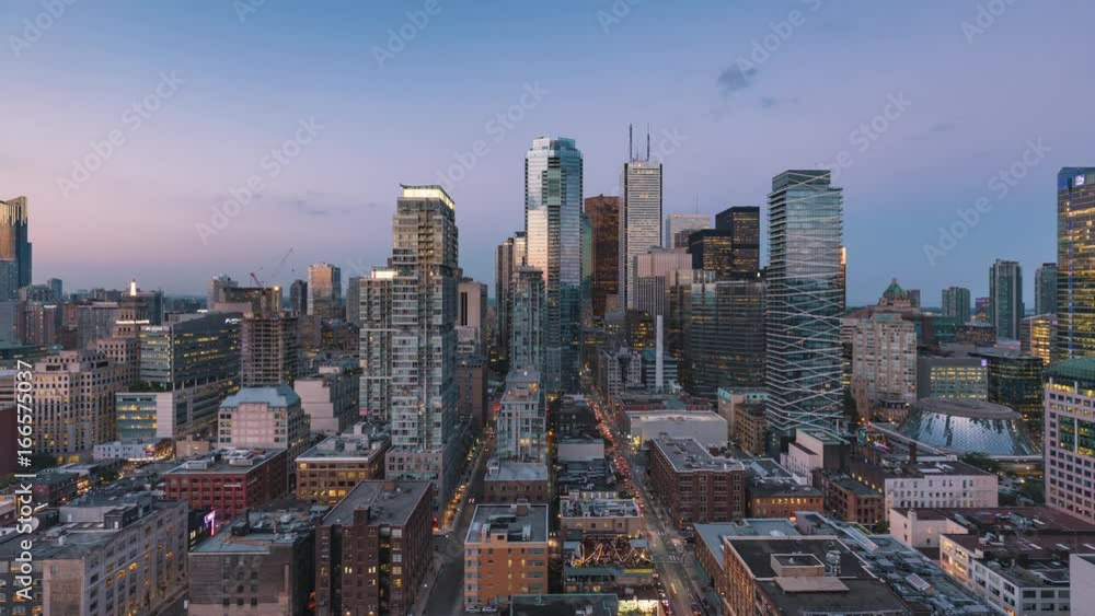 4K Timelapse Sequence of Toronto, Canada - Canada's largest city after Sunset 4K Timelapse Sequence of Toronto, Canada - Canada's largest city after Sunset