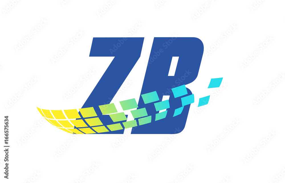 ZB Initial Logo for your startup venture