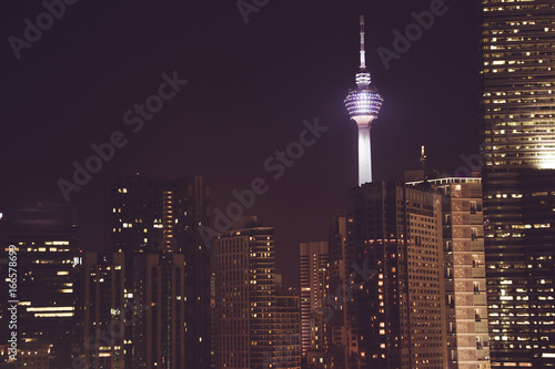 Photography Spectacular night city view