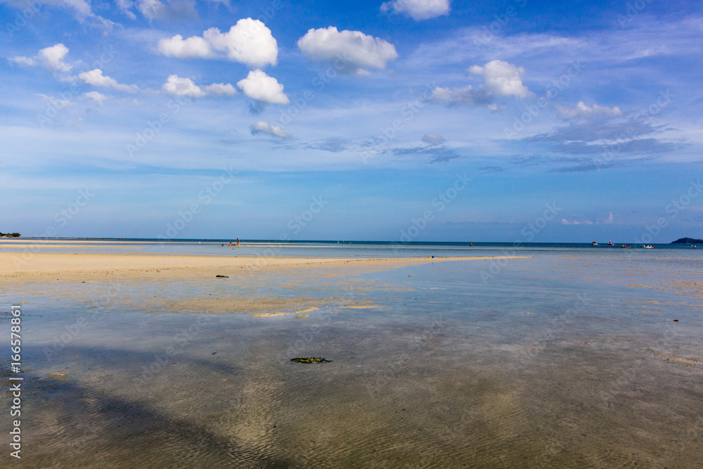 Samui Beach : 南国・美しい・ビーチ・白砂・快晴・サムイ島