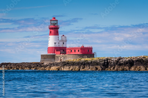 Longstone Lighthouse at Farne Islands   Longstone Rock Lighthouse was made famous as the base for Grace Darling s rescue of survivors from a shipwreck