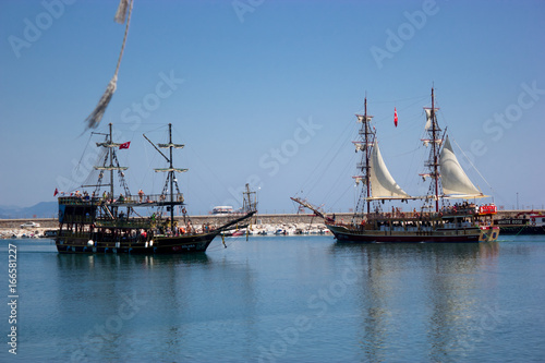 pirate ship  turkey beach