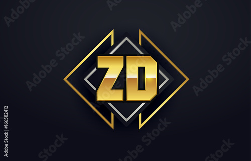Free Download ZD Initial Logo for your startup venture - GFXLoad