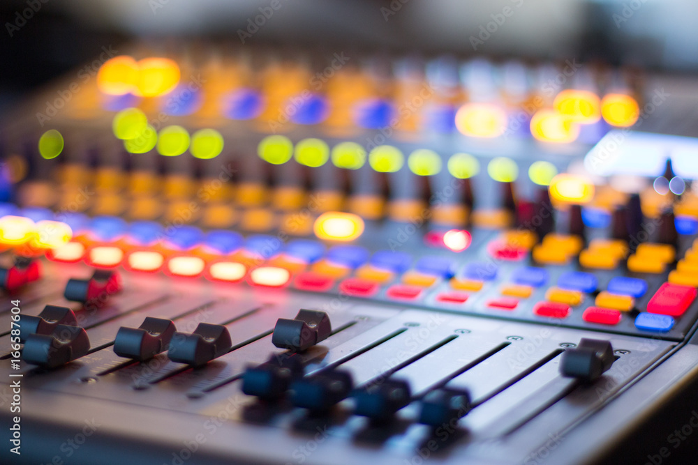 Tonstudio, Mischpult Tonstudio, Mischpult