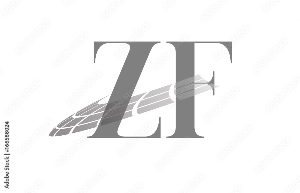 ZF Initial Logo for your startup venture ZF Initial Logo for your startup venture