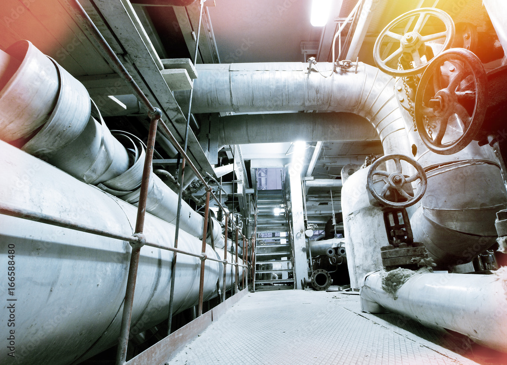 Industrial zone, Steel pipelines and cables Industrial zone, Steel pipelines and cables