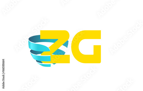 Free Download ZG Initial Logo for your startup venture - GFXLoad