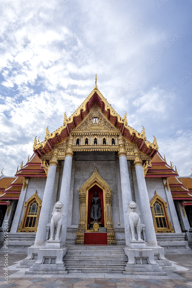 The Marble Temple, Wat Benchamabophit Dusitvanaram is a Buddhist temple in Dusit district of Bangkok, Thailand. Landmark of Bangkokog Thailand. The Marble Temple, Wat Benchamabophit Dusitvanaram is a Buddhist temple in Dusit district of Bangkok, Thailand. Landmark of Bangkokog Thailand.