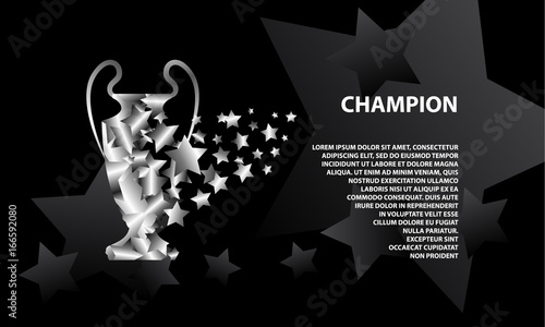 Fotografiet Champions cup background
