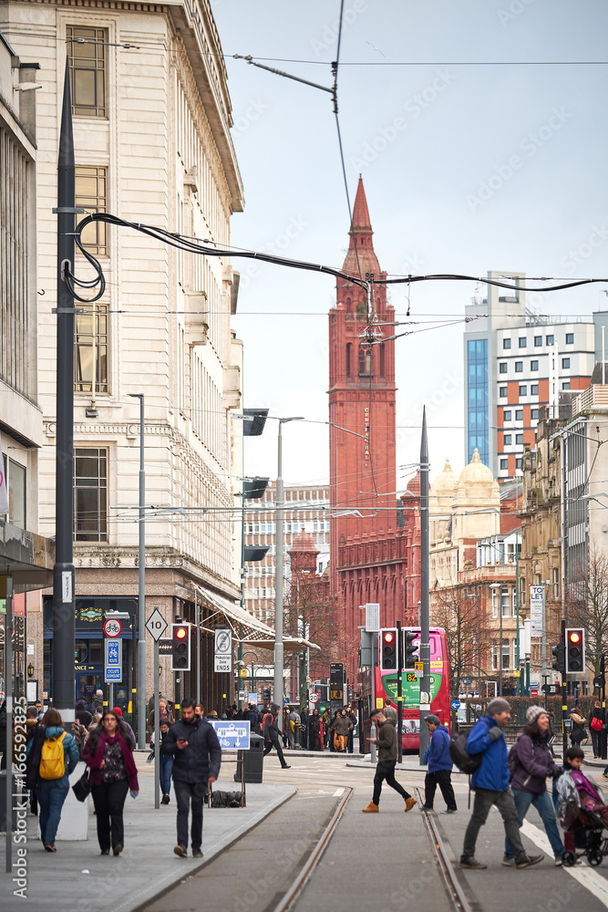 Obraz premium Strada a Birmingham, Inghilterra