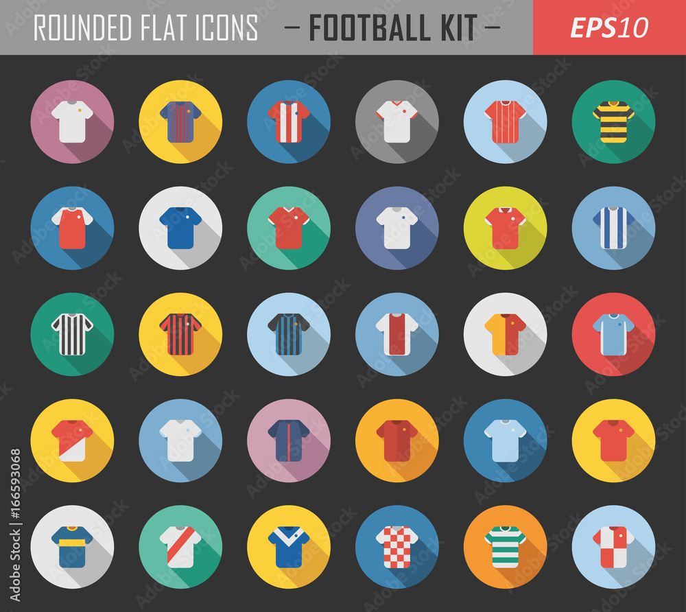 Layered vector set of various sport icons Layered vector set of various sport icons